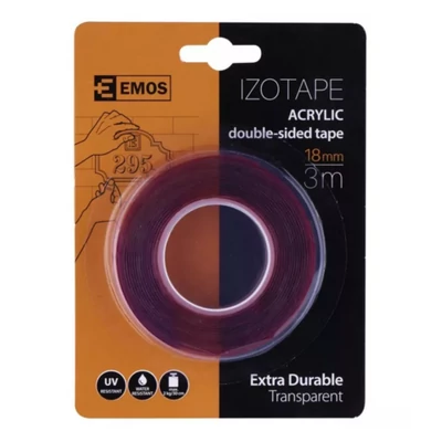 EMOS AKRIL KÉTOLDALÚ RAG.SZALAG  12MM/3M