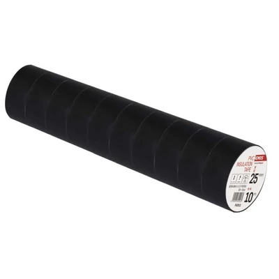 EMOS SZALAG PVC 25/10 FEKETE