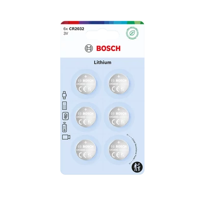 BOSCH LITHIUM COIN CR2032 BL6