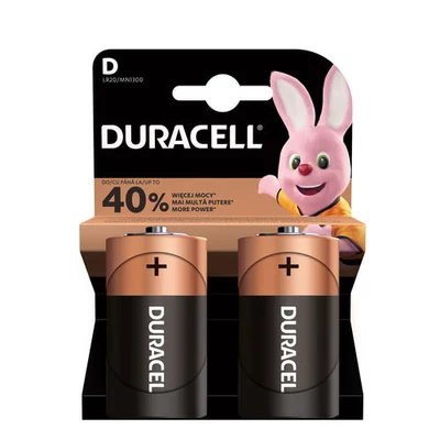 DURACELL BASIC ALKÁLI GÓLIÁT ELEM 2DB