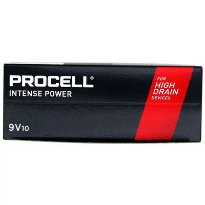DURACELL PROCELL INTENSE 9V 10-PACK