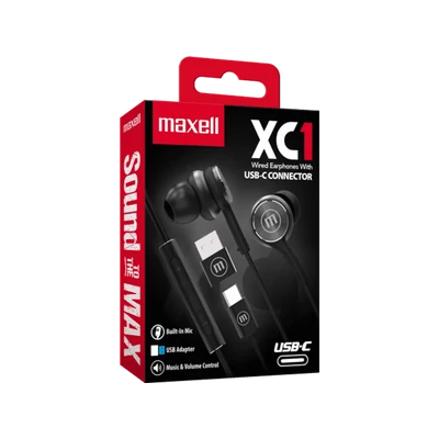 MAXELL XC1 SLUŠALICE SA USB-C KABLOM