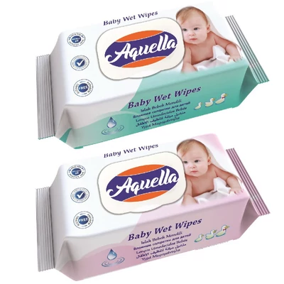 AQUELLA VLAŽNE MARAMICE ZA BEBE 72KOM PLAVA