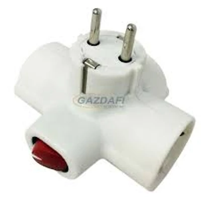 GAO T ELOSZTÓ 3-AS KAPCSOLÓVAL FEHÉR