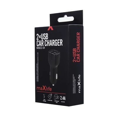 MAXLIFE AUTO PUNJAČ 2USB