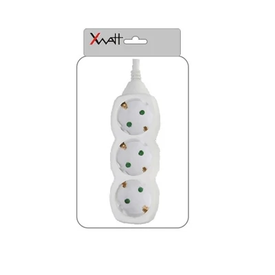 XWATT PRODUŽNI KABEL SCHUKO 3 UTIČNICA 1,5M