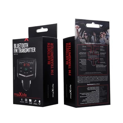 MAXLIFE MXFT-02 BLACK FM TRANSMITTER