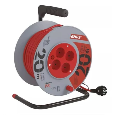 EMOS BUBANJ ZA KABEL PVC 4 UTIČNICE 20 M