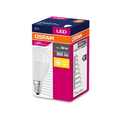 OSRAM LED GÖMB MATT 60 7W/827 E14