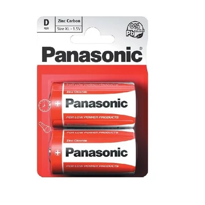 PANASONIC RED ZINC FÉLTARTÓS D 2DB