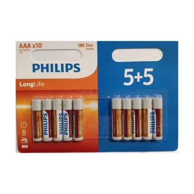 PHILIPS LONGLIFE AAA 10 KOM