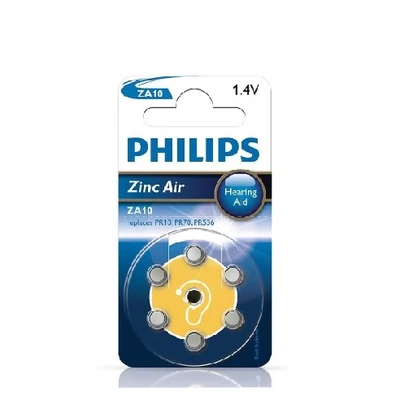 PHILIPS ZINC AIR PR10 6 KOM