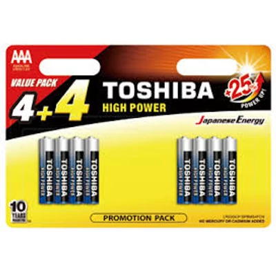 TOSHIBA HIGH POWER ALKA. MIKRO BATERIJA BL8
