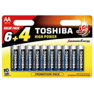 TOSHIBA HIGH POWER ALKA. BATERIJA ZA OLOVKE BL10