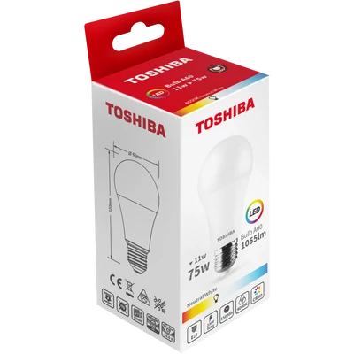 TOSHIBA LED FÉNYFORR. A60 E27 11W 4000K