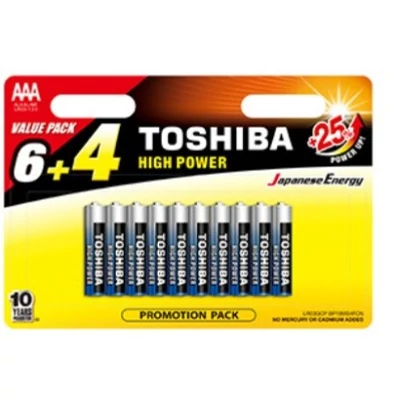 TOSHIBA HIGH POWER ALKA. MIKRO BATERIJA BL10