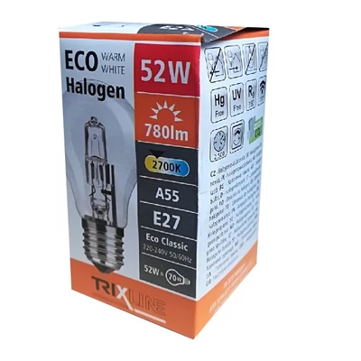 TRIXLINE HALOGÉN IZZÓ NORMÁL E27 52W