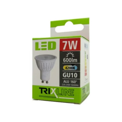 TRIXLINE LED GU10 7W 4200K 600LM ALU