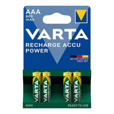 VARTA AKKUMULÁTOR R2U 800mAh AAA 4DB