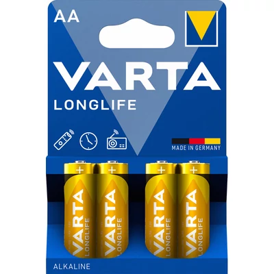 VARTA LONGLIFE ALKÁLI CERUZAELEM 4DB/BL