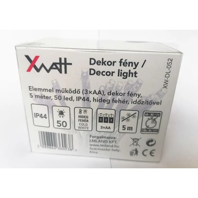 XWATT DEKOR SVJETLO 5M 50 LED HLADNO BIJELA