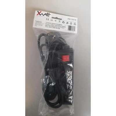 XWATT SHUKO 3CS 3M HOSSZABÍTÓ 1,5MM FEK.