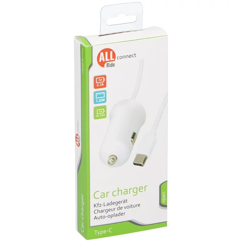ALL RIDE CONNECT AUTÓS TÖLTŐ+KÁBEL TYPEC
