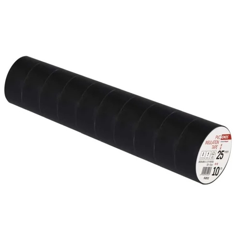 EMOS SZALAG PVC 25/10 FEKETE