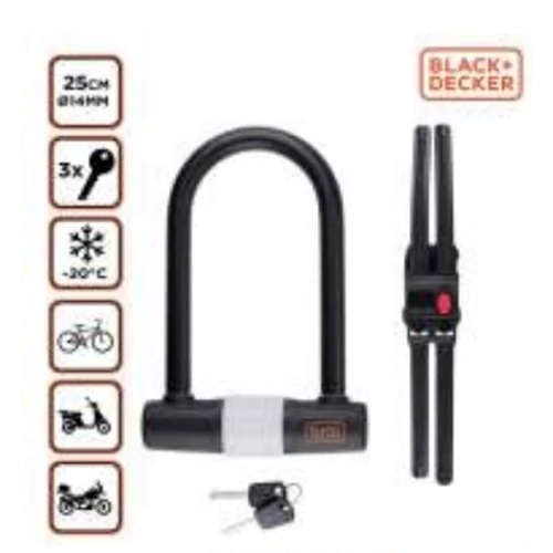 BLACK+DECKER U-LAKAT 14MMX25CM, 3 KULCS