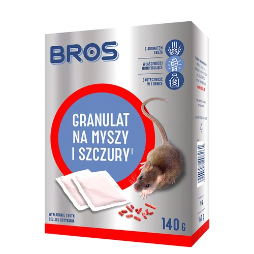 BROS RÁGCSÁLÓÍRTÓ GRANULÁTUM 140G 