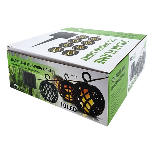 TRIXLINE SOLAR LED LÁMPASOR 8 LABDA 