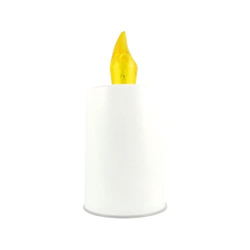 BC LED BIJELA SVIJEĆA, ŽUTI PLAMEN, SA BATERIJOM 