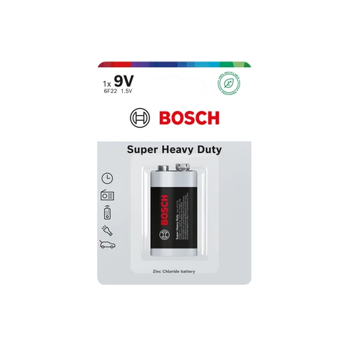 BOSCH SUPER HEAVY DUTY 9V BL1
