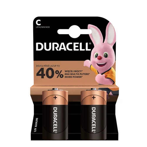 DURACELL BASIC ALKÁLI BABY ELEM 2DB
