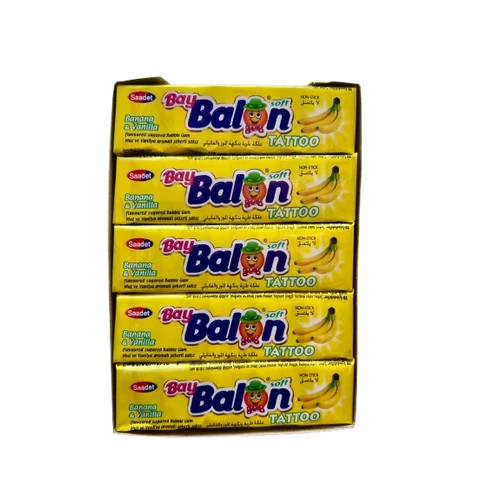 BAYBALON RÁGOGUMI TETOVÁLÓVAL BANÁN IZŰ