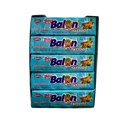 MYBALON RÁGOGUMI TETOVÁLÓVAL TUTTI-FRUT