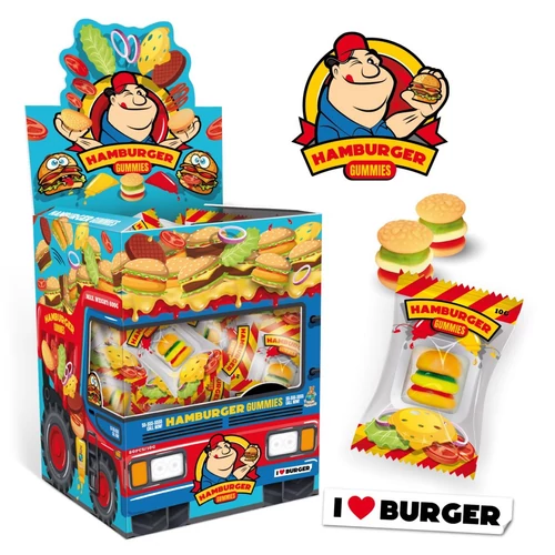 GUMENI BOMBONI HAMBURGER 10GR