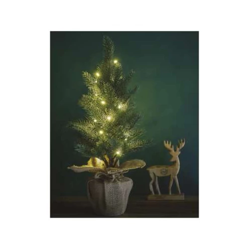 EMOS KARI DEKO FENYŐFA 52CM 20LED MELEG