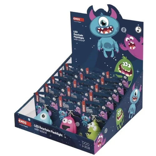 EMOS LED KULCSTARTÓ SZÖRNYEK 18DB/TÁLCA