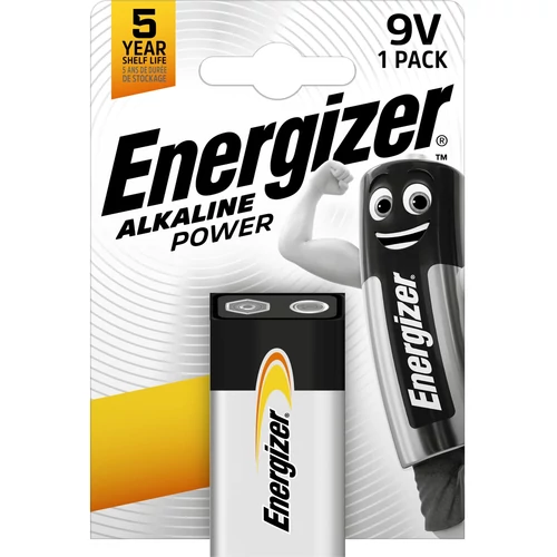 ENERGIZER ALkALINE POWER 9V ELEM 1DB