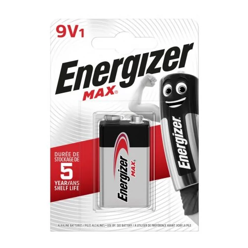 ENERGIZER MAX ALKÁLI 9 V-OS ELEM