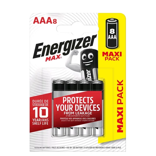 ENERGIZER MAX ALKÁLI MIKROELEM 8 DB