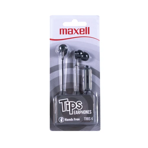 MAXELL MIKROFONOS FÜLHALLGATÓ FEKETE