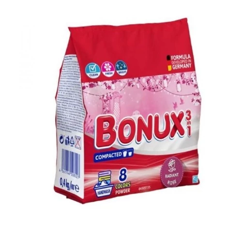 BONUX MOSÓPOR ZACSKÓS  400 G ROSE COLORS