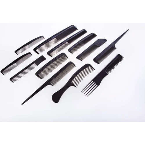 TOUCH OF BEAUTY FÉSŰKÉSZLET 12 DB FEKETE