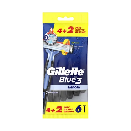 GILLETTE BLUE 3 6DB-OS BOR. ZACSKÓS SMOO