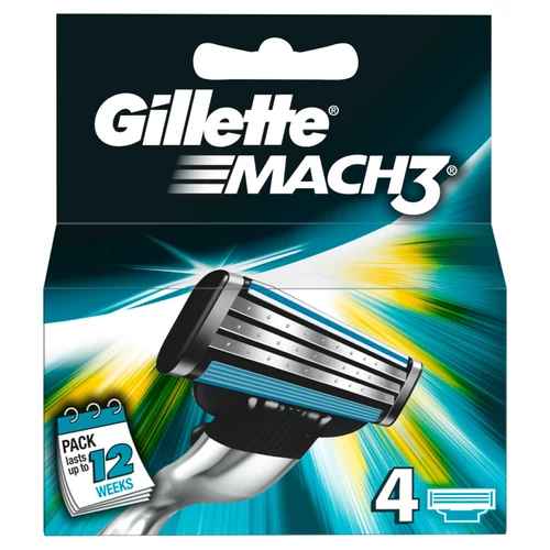 GILLETTE MACH 3 BOROTVAPENGE 4DB