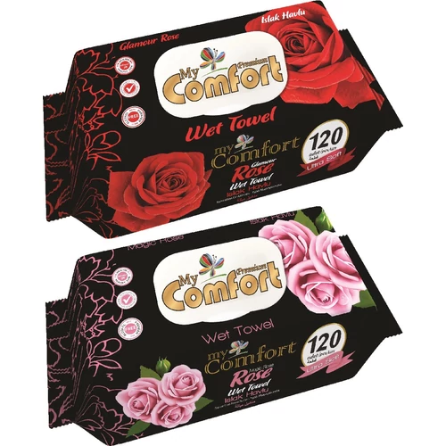 MY COMFORT NEDVES TÖRLŐKENDŐ 120DB RÓZSA