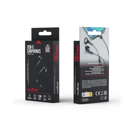 MAXLIFE FÜLHALLGATÓ MIKROFONNAL