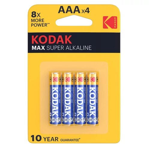 KODAK MAX ALKÁLI MIKRO ELEM 4DB